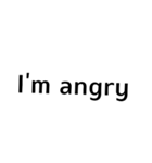 黒大文字（個別スタンプ：4）
