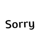 黒大文字（個別スタンプ：5）