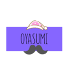 ちょび髭スタンプ！（個別スタンプ：5）