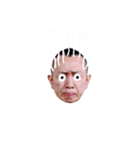 坊主おじさん5（顔文字）（個別スタンプ：4）