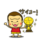 ハッピーなゴリラ その4 サッカー（個別スタンプ：22）