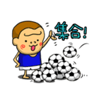 ハッピーなゴリラ その4 サッカー（個別スタンプ：24）