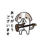 ギタリストのためのギター犬スタンプ2（個別スタンプ：4）