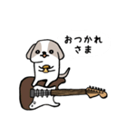 ギタリストのためのギター犬スタンプ2（個別スタンプ：19）