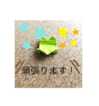 カエルの折り紙スタンプ（個別スタンプ：16）