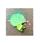カエルの折り紙スタンプ（個別スタンプ：18）