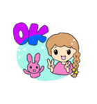楽しい女の子8（個別スタンプ：4）