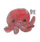 毎日元気！お絵描きタコ君（個別スタンプ：2）