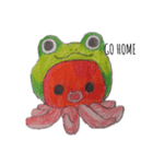 毎日元気！お絵描きタコ君（個別スタンプ：3）