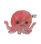 毎日元気！お絵描きタコ君（個別スタンプ：4）