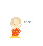Girls / Live Life Simple（個別スタンプ：6）