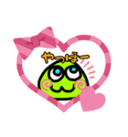 緑のかわい子ちゃん（個別スタンプ：7）