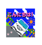 ドット絵クルマ3（個別スタンプ：1）