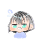 女の子のスタンプˊᵕˋ（個別スタンプ：3）
