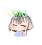 女の子のスタンプˊᵕˋ（個別スタンプ：4）