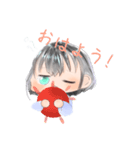 女の子のスタンプˊᵕˋ（個別スタンプ：6）