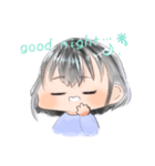 女の子のスタンプˊᵕˋ（個別スタンプ：7）
