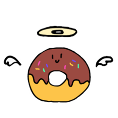 [LINEスタンプ] ドーナッツ〜
