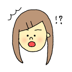 [LINEスタンプ] 色素薄い系女子