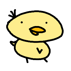 [LINEスタンプ] すなおなひよこ