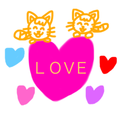 [LINEスタンプ] 猫のスタンプ トラandちびとら