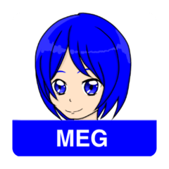 [LINEスタンプ] めぐスタンプ(試作品)