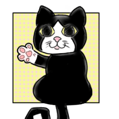 [LINEスタンプ] うちの、はちわれねこスタンプ。