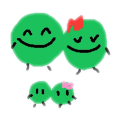 [LINEスタンプ] 毎日そばに☆コケオファミリー☆