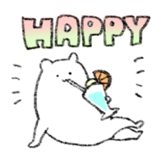 [LINEスタンプ] ゆるゆるのくま
