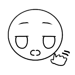[LINEスタンプ] じと目くん