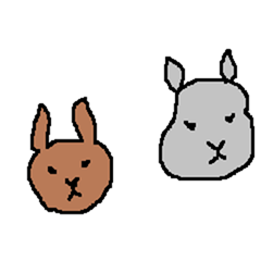 [LINEスタンプ] へんなうさぎたち3