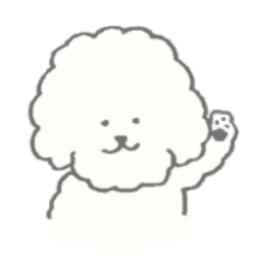 [LINEスタンプ] しろぷー(トイプードル)スタンプ