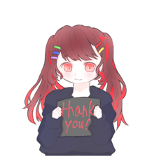 [LINEスタンプ] パーカーツインテちゃん