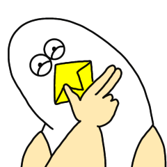 [LINEスタンプ] 謎の生き物 〜鳥？人間？〜 6