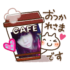 [LINEスタンプ] しげにゅー＆あさにゅーLOVE LOVE