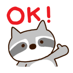 [LINEスタンプ] アライグマのあらいちゃん