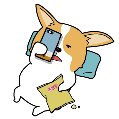 [LINEスタンプ] コーギーのんびり物語