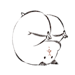 [LINEスタンプ] キンクマハムスターのちゃちゃくん