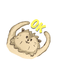 [LINEスタンプ] マヌルネコのんびりスタンプ