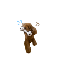 [LINEスタンプ] 茶色いもふもふのおともだち2