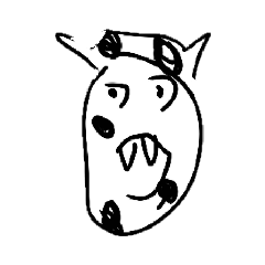 [LINEスタンプ] 牛パンぱんだ