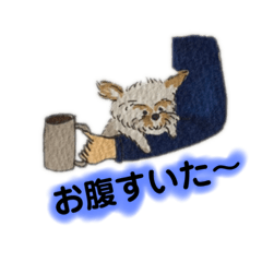 [LINEスタンプ] ねむい犬(日常使い)
