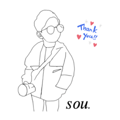 [LINEスタンプ] ________.sou｜限定スタンプ