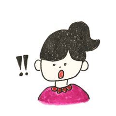 [LINEスタンプ] 女の子とゆかいな動物