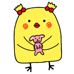 [LINEスタンプ] 可愛いひよこ,私の名前は Acho