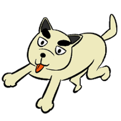 [LINEスタンプ] 犬スロ