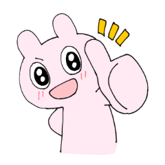 [LINEスタンプ] ピンクうさぎちゃんスタンプ