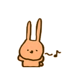 [LINEスタンプ] ちょいスレうさぎ。