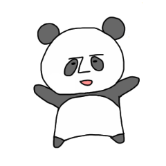 [LINEスタンプ] しーるのパンダ