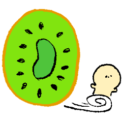 [LINEスタンプ] キウイさんのアドベンチャー上級編